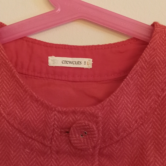 Mini Crew by J Crew wool herringbone shift dress - Picture 2 of 4